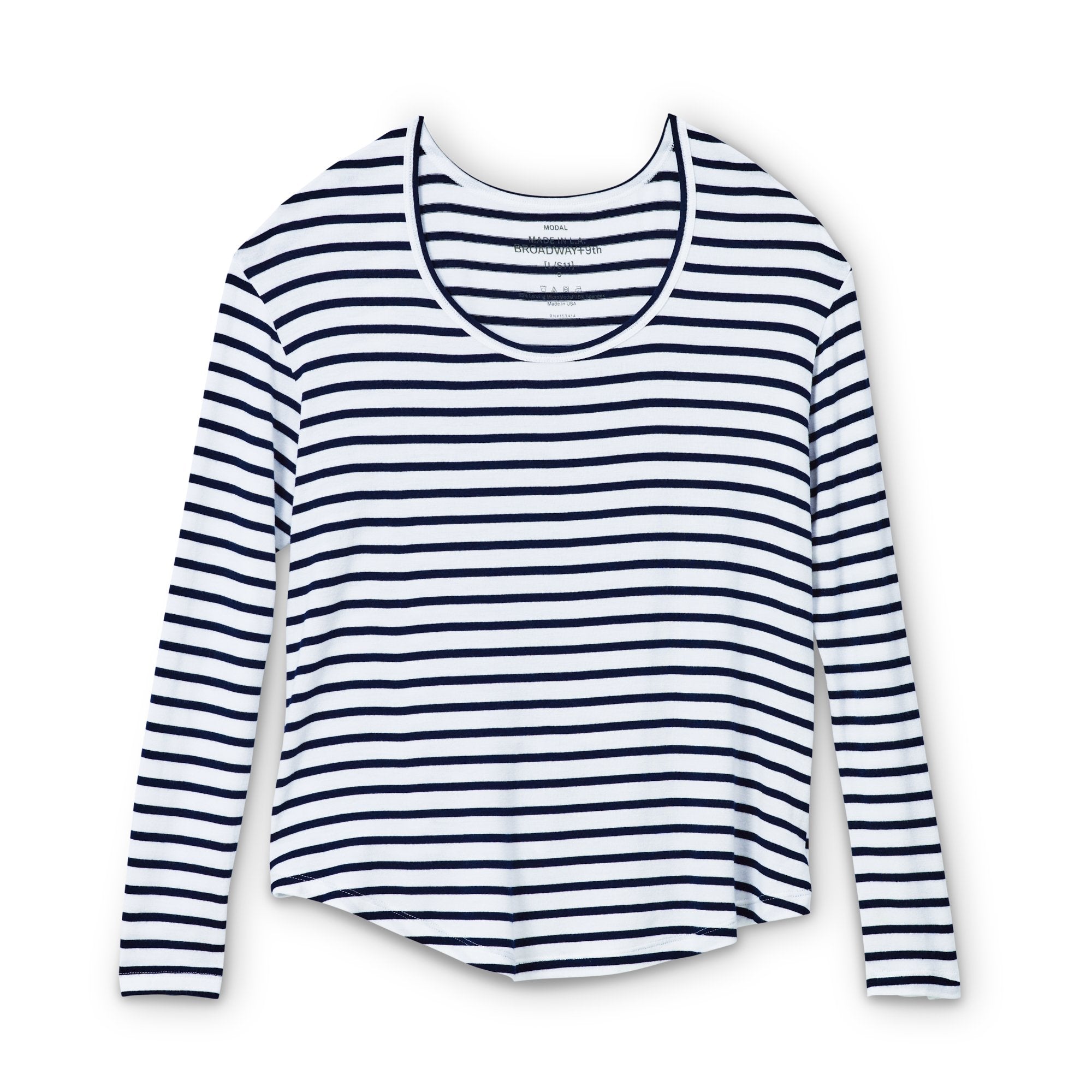 Navy and White stripe