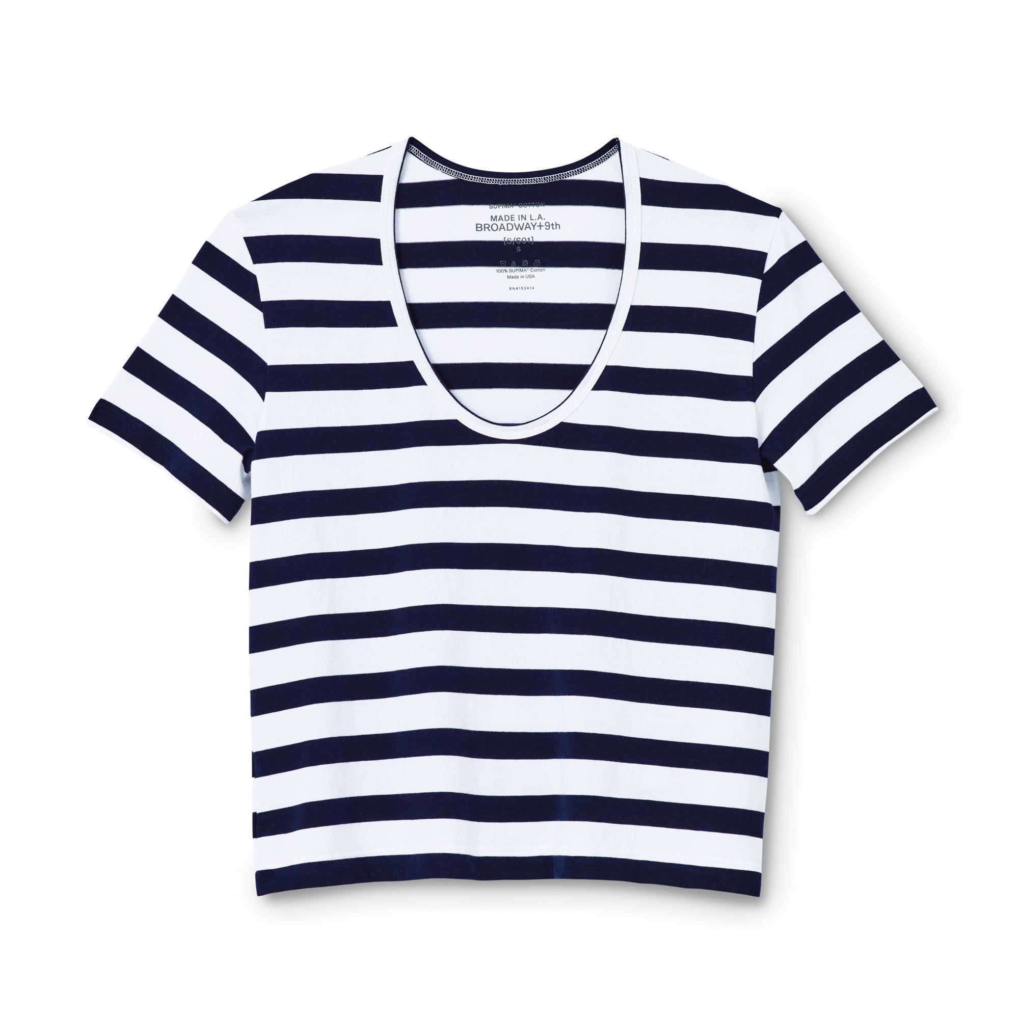 Navy and White stripe