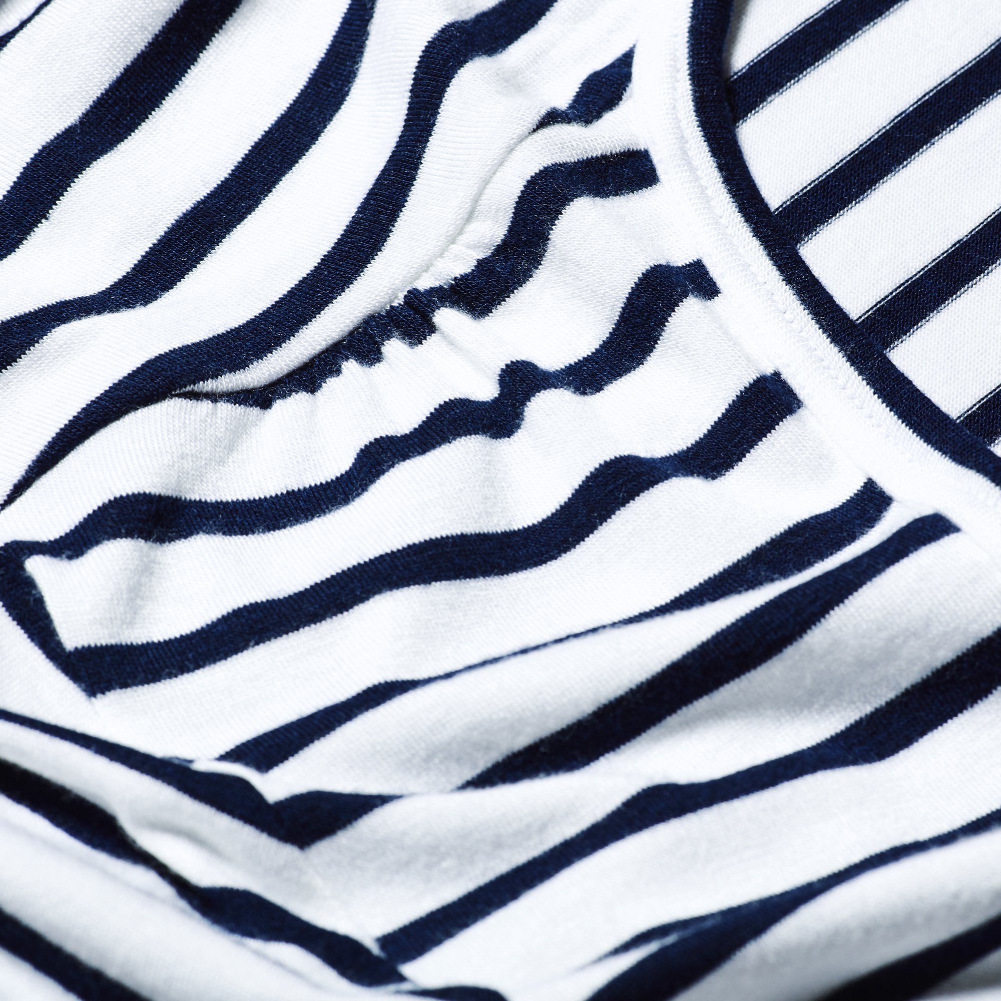 Navy and White stripe