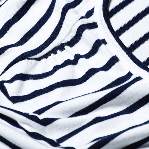 Navy and White stripe