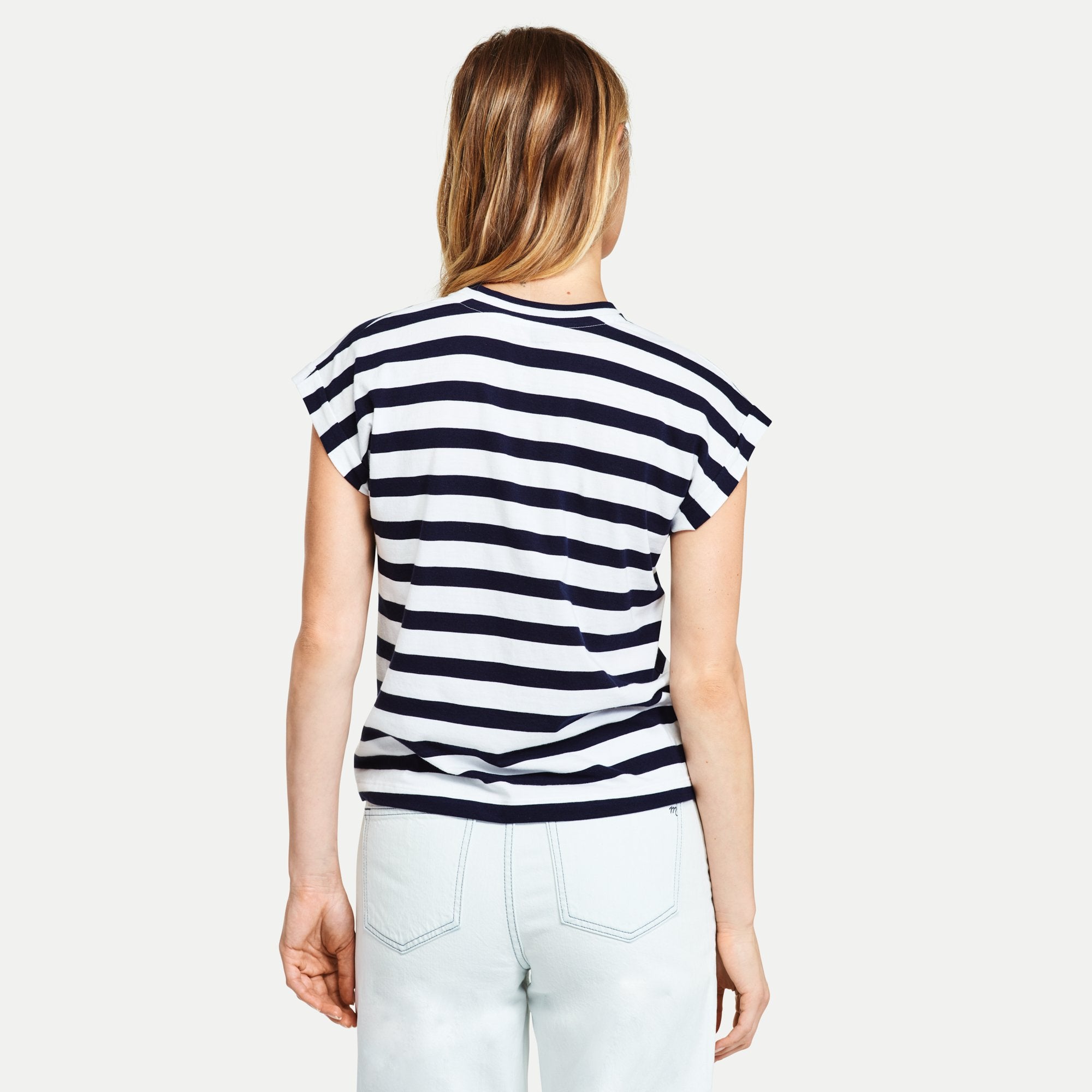 Navy and White stripe