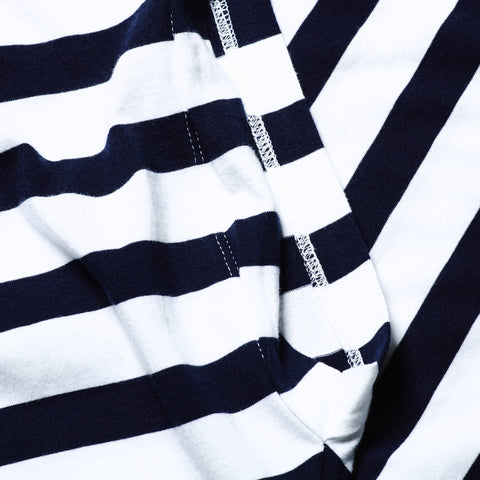 Navy and White stripe