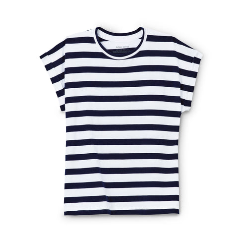 Navy and White stripe