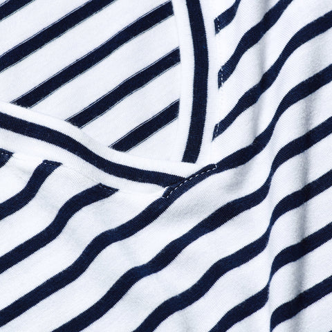 Navy and White stripe