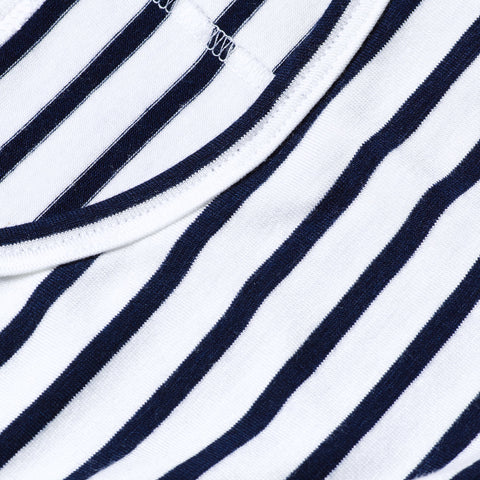 Navy and White stripe