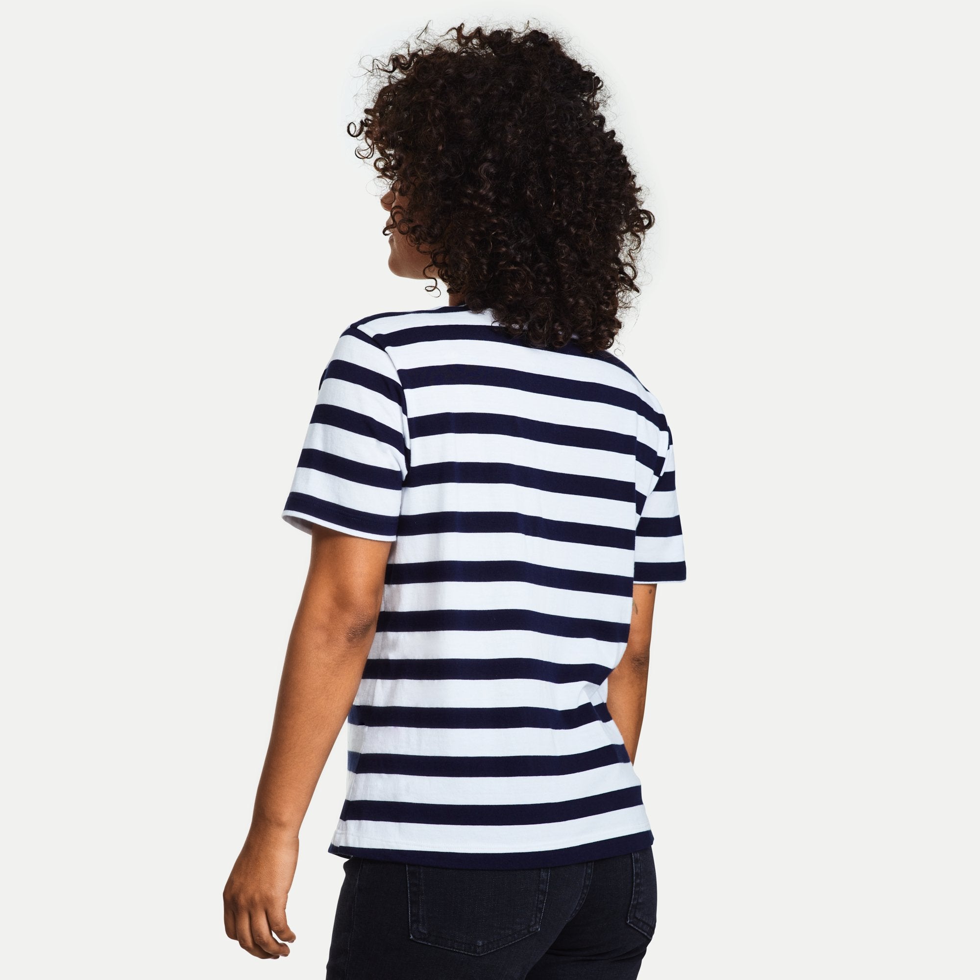 Navy and White stripe