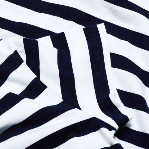 Navy and White stripe