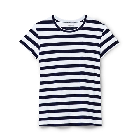 Navy and White stripe