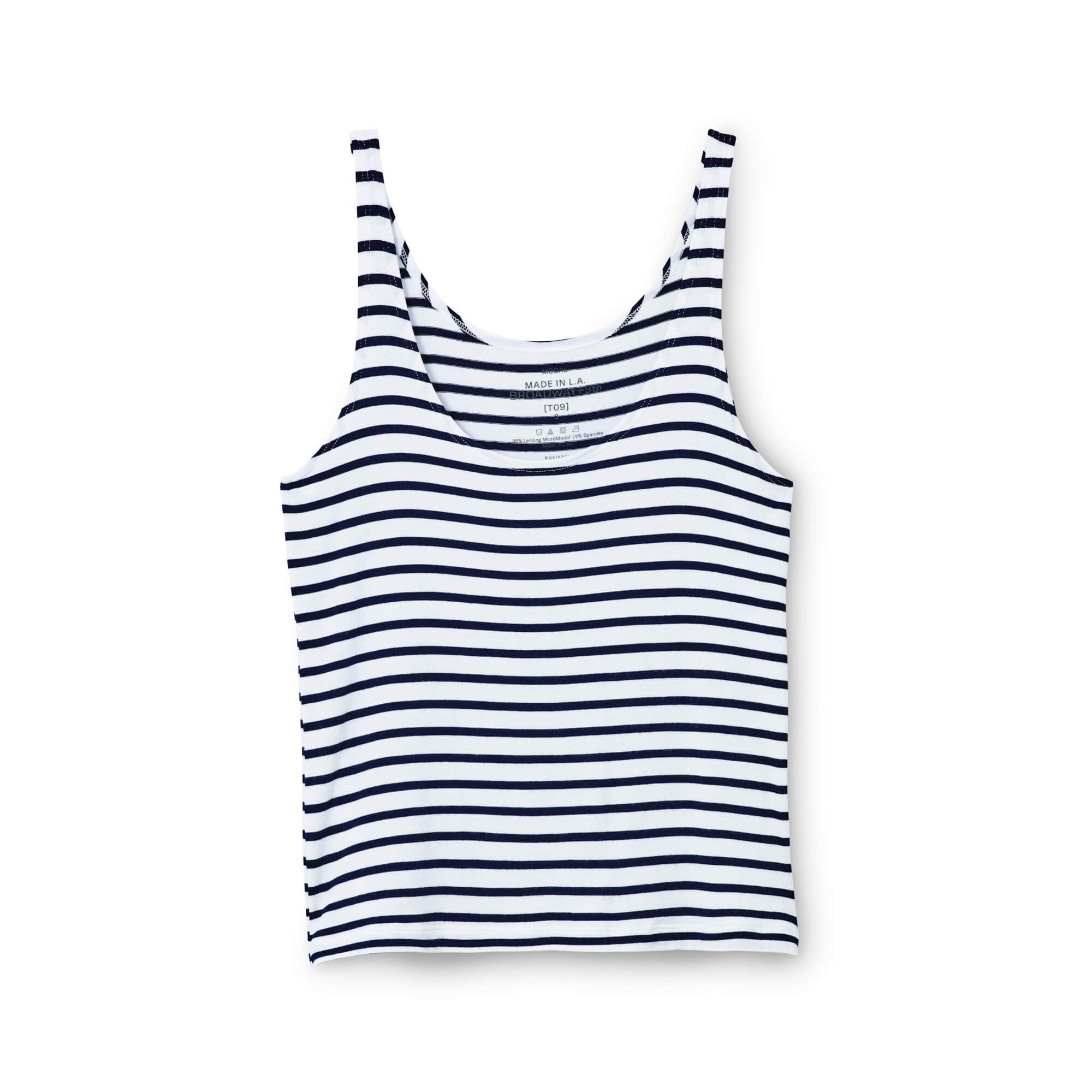 Navy and White stripe