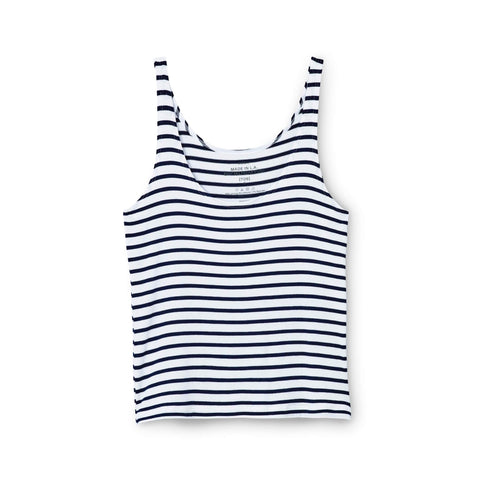 Navy and White stripe