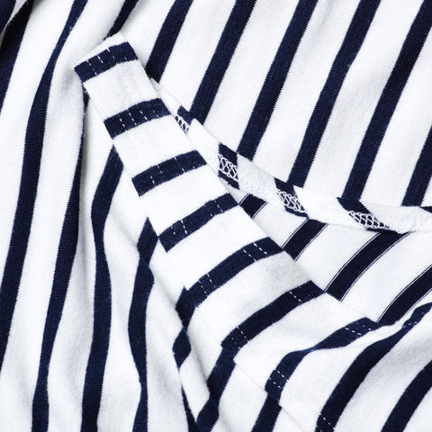 Navy and White stripe
