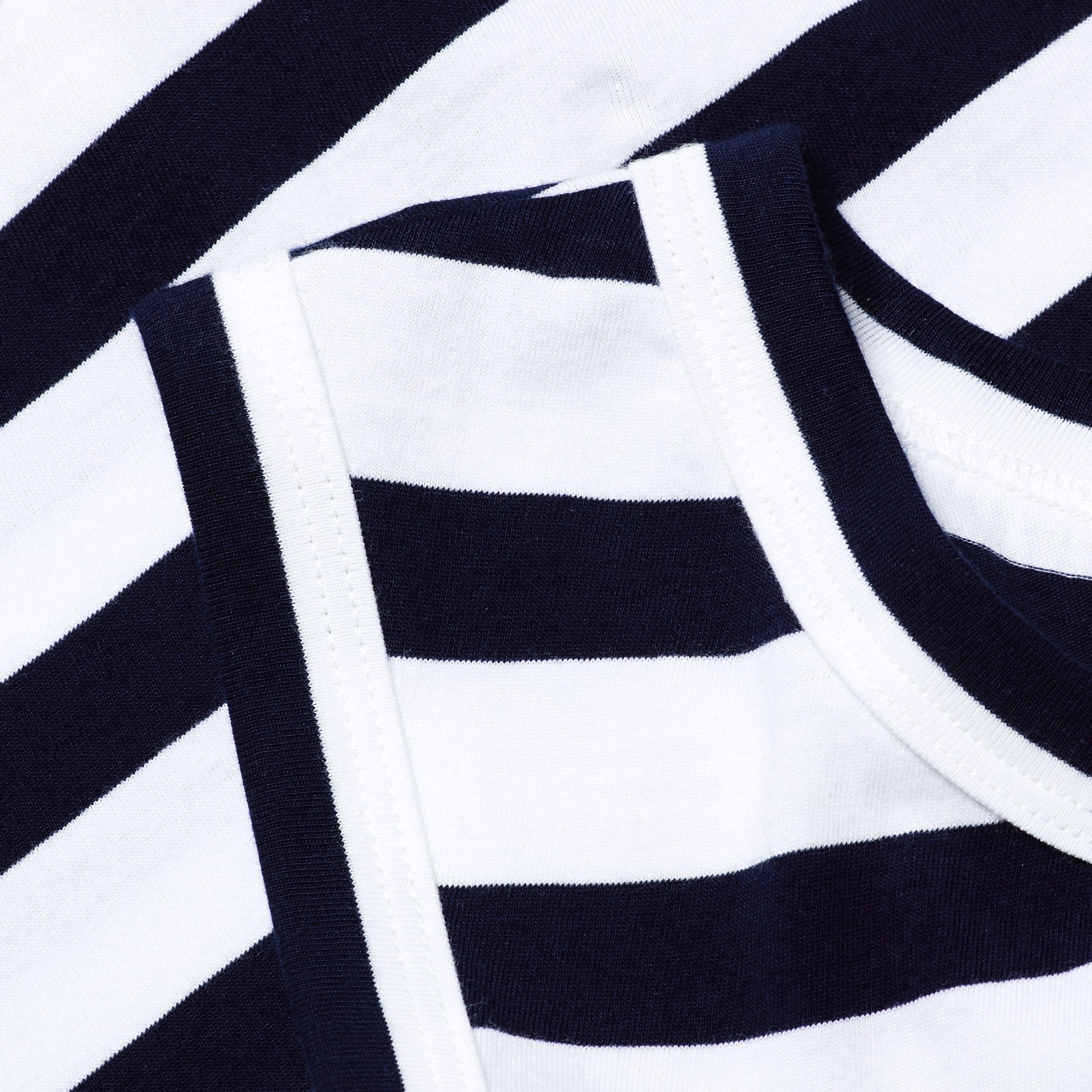 Navy and White stripe