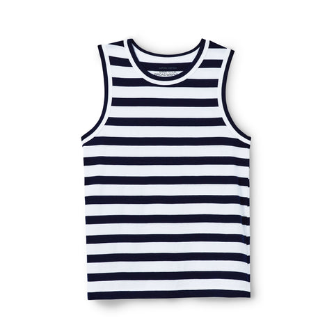 Navy and White stripe